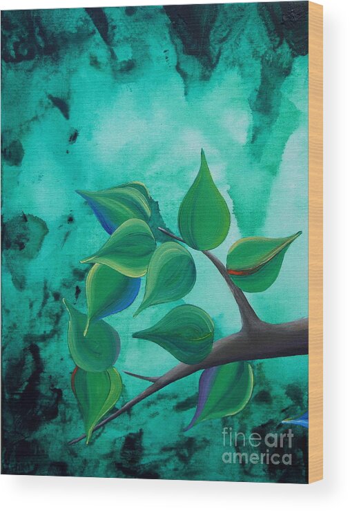  Tree Canvas Print Wood Print featuring the painting The Journey tryptych 1 by Shiela Gosselin
