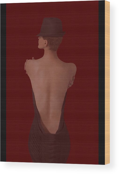 Woman Wood Print featuring the photograph Ultimate Sensual Elegance #3 by Renee Anderson