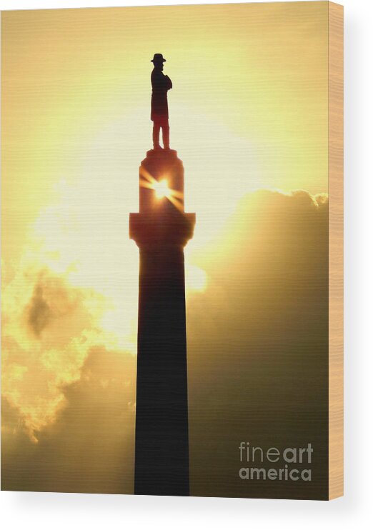 Nola Wood Print featuring the photograph General Robert E. Lee And The Summer Solstice In New Orleans by Michael Hoard