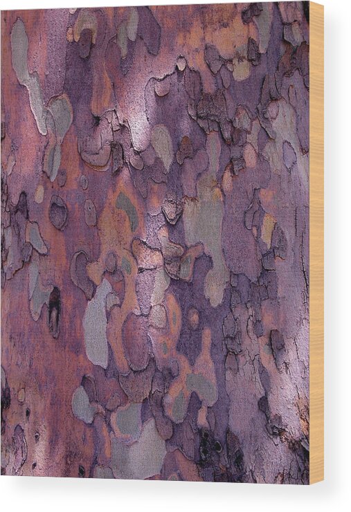 Abstract Wood Print featuring the photograph Tree Abstract by Rona Black