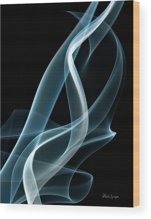 Smoke Wood Print featuring the photograph Twist and Turns 2 by Vickie Szumigala