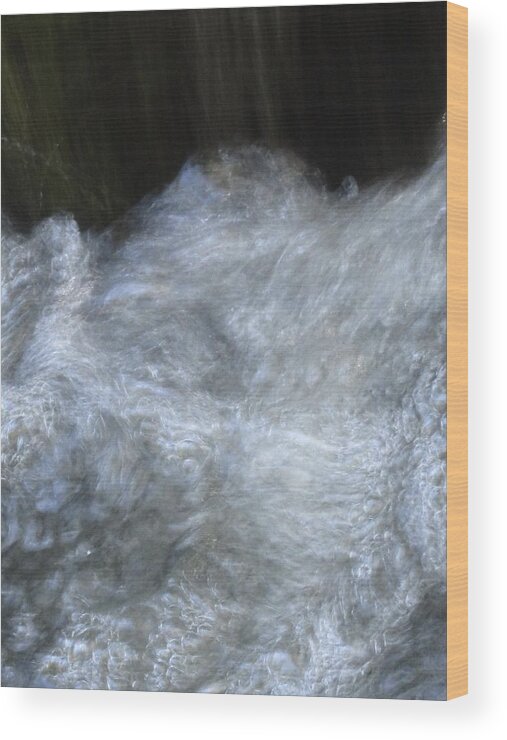 Water Wood Print featuring the photograph Water Rush by Ingrid Van Amsterdam