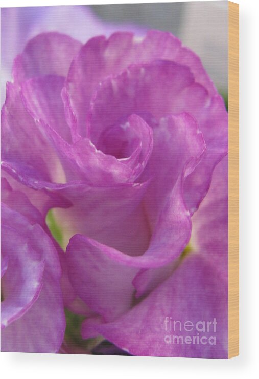 Flower Wood Print featuring the photograph Luscious by Tina Marie
