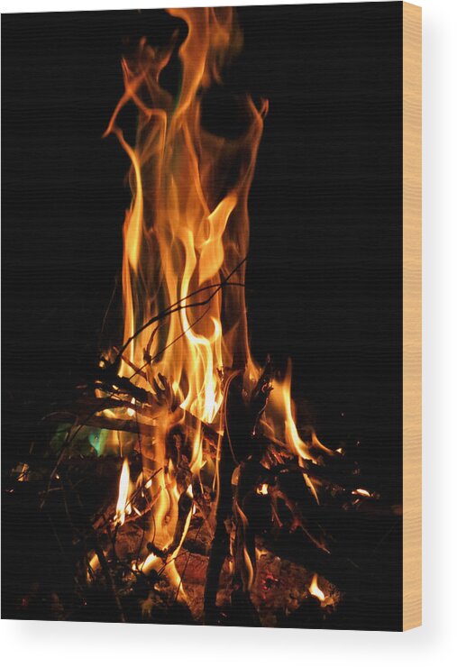 Fire Wood Print featuring the photograph Highlight by Azthet Photography