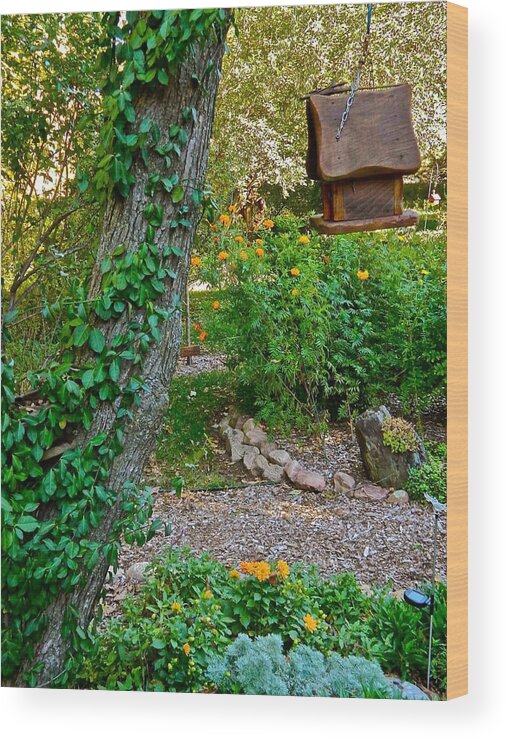 Gardens Wood Print featuring the photograph Magical Garden by Randy Rosenberger