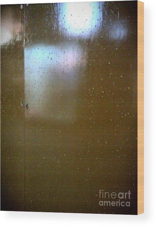 Rain Wood Print featuring the photograph Night After Rain by Eena Bo