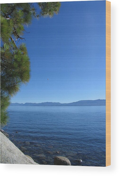 Lake Tahoe Wood Print featuring the photograph Lake Tahoe #2 by Mark Norman