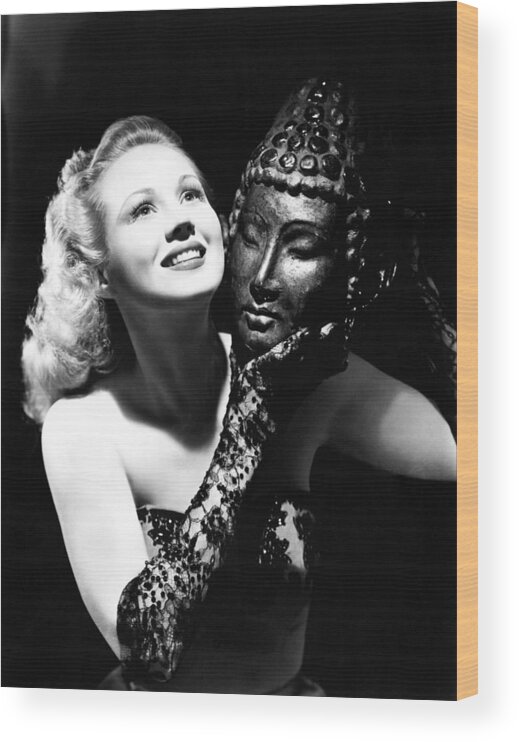 1940s Portraits Wood Print featuring the photograph Virginia Mayo, Ca. Early 1940s by Everett