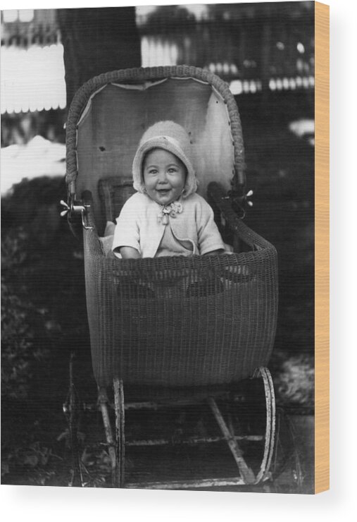 Baby In Buggy 1939 Black White 1930s Print by Mark Goebel - Pixels