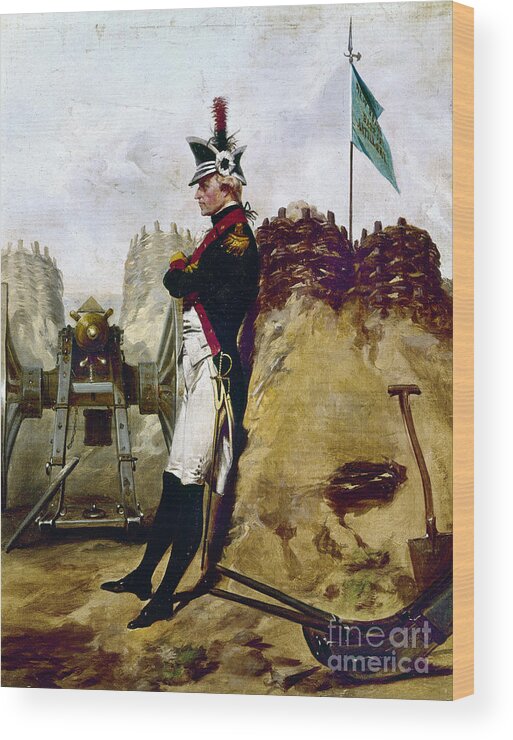 1781 Wood Print featuring the painting Alexander Hamilton by Alonzo Chappel