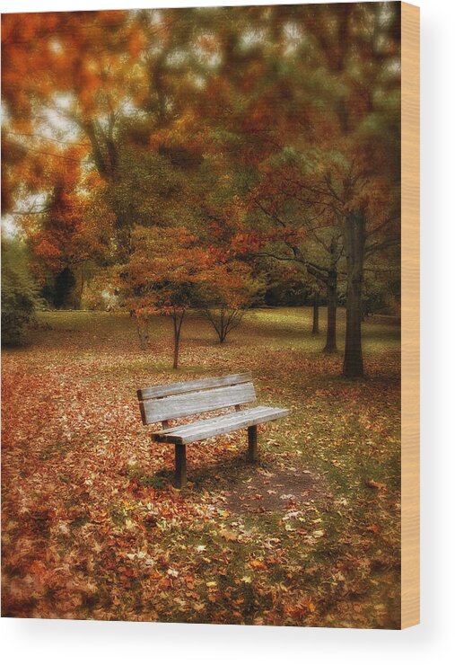 Autumn Wood Print featuring the photograph Autumn Splendors by Jessica Jenney