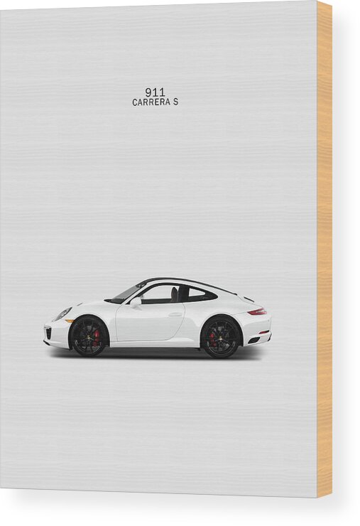 Porsche 911 Carrera S Wood Print featuring the photograph 911 Carrera S by Mark Rogan