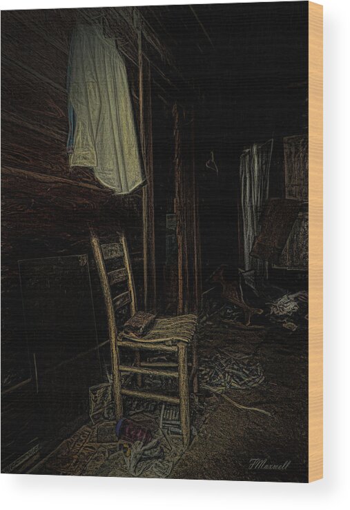 Memories Wood Print featuring the photograph A Room No Doubt Remembered by Frank Maxwell