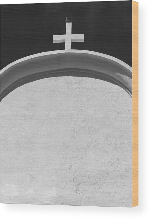 Ajo Arizona Wood Print featuring the photograph Ajo Churches -24 by JustJeffAz Photography