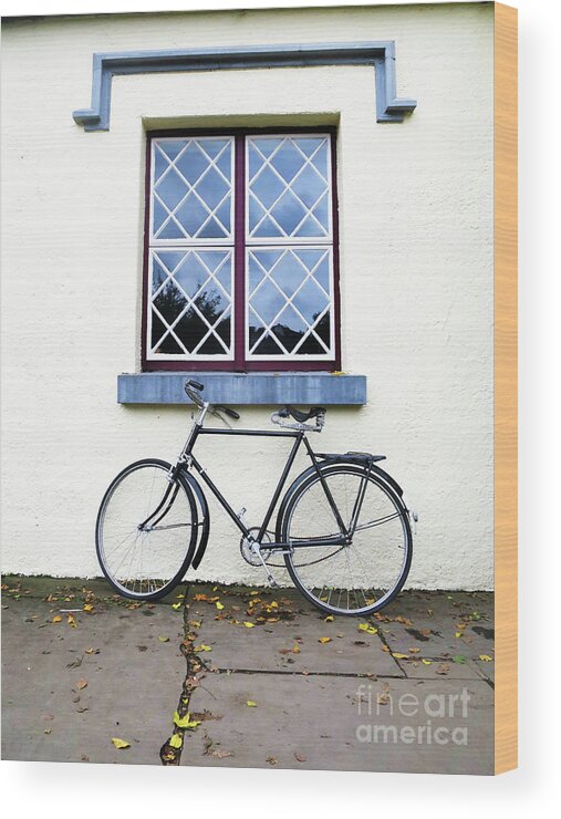 Landscape Wood Print featuring the photograph Bunratty Bike by Rick Locke - Out of the Corner of My Eye