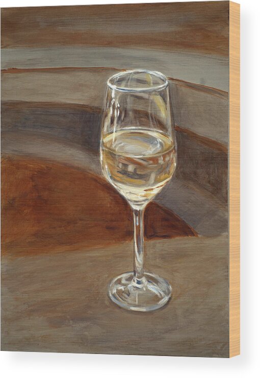 Acrylic Wood Print featuring the painting Chardonnay by Christopher Reid