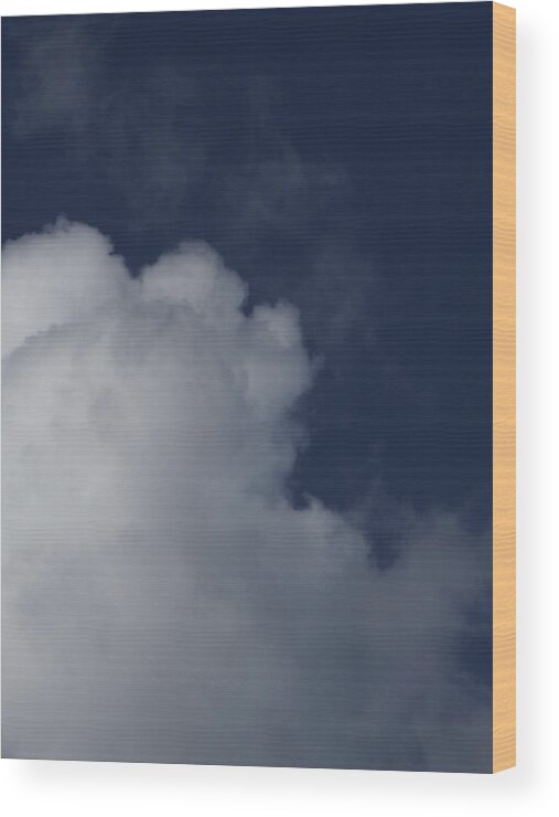 Clouds Wood Print featuring the photograph Cumulus 7 by Richard Thomas
