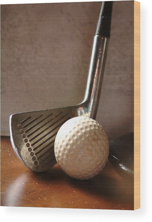 Golf Club Wood Print featuring the photograph Ironed by Thomas Pipia
