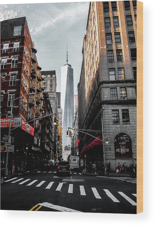Nyc Wood Print featuring the photograph Lower Manhattan by Nicklas Gustafsson