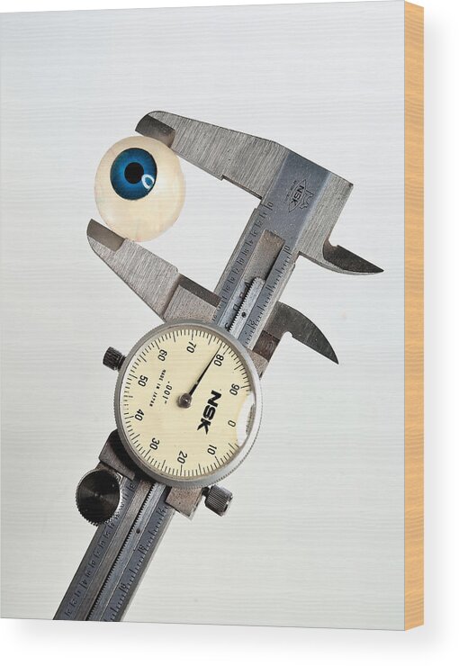 Measure Wood Print featuring the photograph Measuring By Eye by Rick Mosher