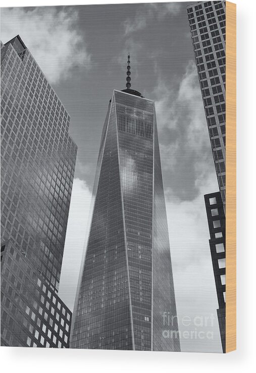 Clarence Holmes Wood Print featuring the photograph One World Trade Center II by Clarence Holmes