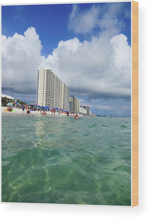 Seascape Wood Print featuring the photograph Panama City Beach Florida - II by Tony Grider