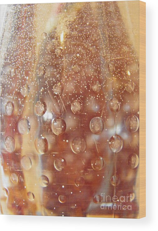 Bottle Wood Print featuring the photograph Plastic Bottle Abstract 2 by Sarah Loft