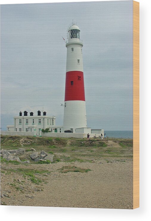 Europe Wood Print featuring the photograph Portland Bill Lighthouse by Rod Johnson