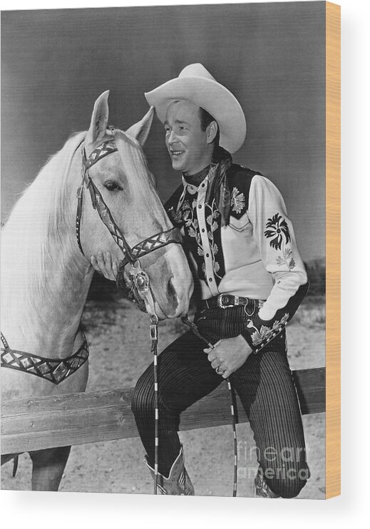 20th Century Wood Print featuring the photograph Roy Rogers by Granger