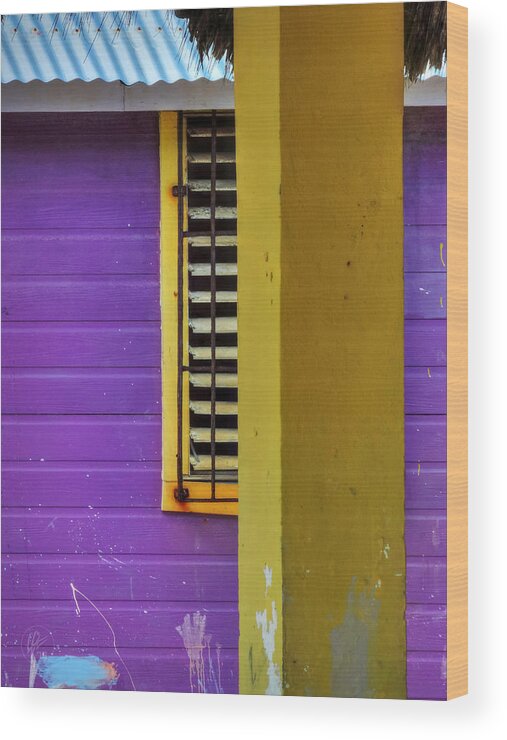 San Pedro Wood Print featuring the photograph San Pedro Abstract 001 by Lance Vaughn