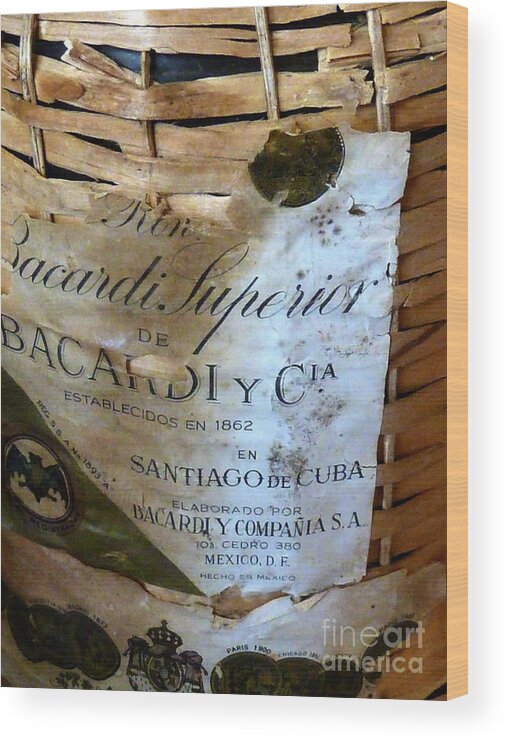 Bacardi Wood Print featuring the photograph Superior by Newel Hunter