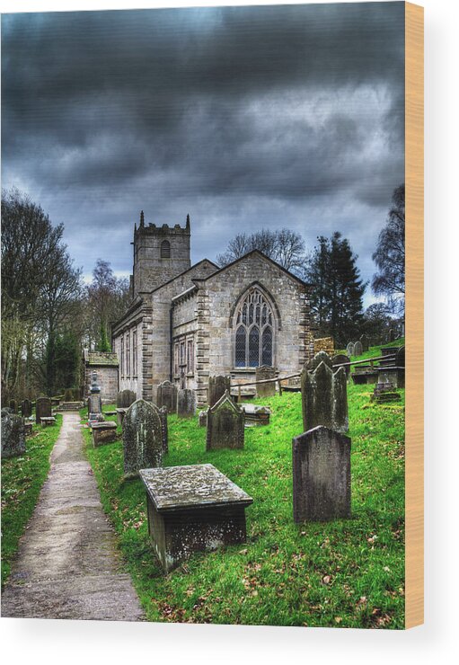 Building Wood Print featuring the photograph The Fewston Church by Dennis Dame