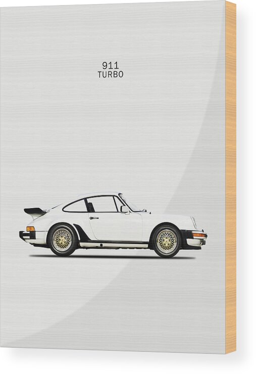 Porsche 911 Turbo Wood Print featuring the photograph The Porsche 911 Turbo by Mark Rogan