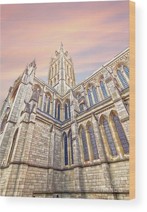Cathedral Wood Print featuring the photograph Truro Cathedral by Terri Waters