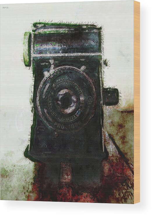 Photography Wood Print featuring the photograph Vintage Camera by Phil Perkins