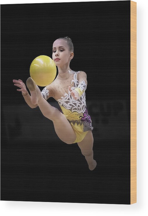 Rhythmic Gymnastics
Girl
Performance Wood Print featuring the photograph Rhythmic Gymnastics #1 by Alex Lu