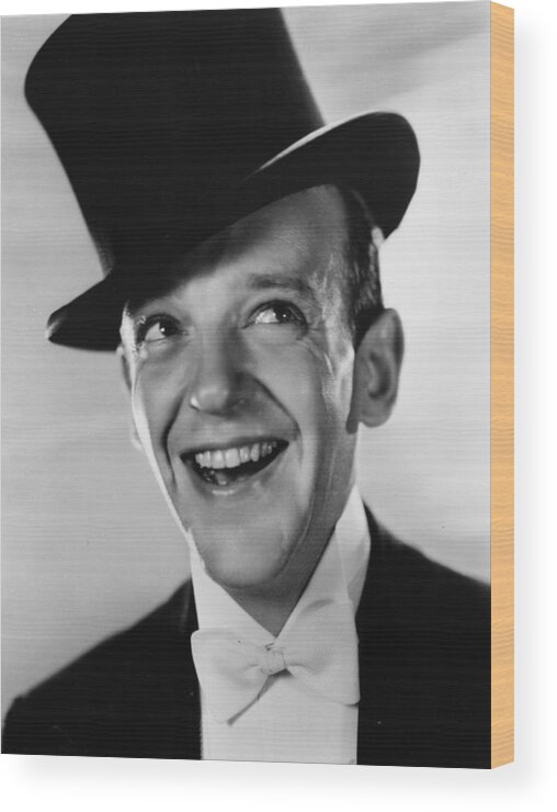 People Wood Print featuring the photograph Smiling Astaire #1 by Sasha