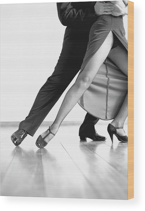 People Wood Print featuring the photograph Tango Dancers #3 by David Sacks