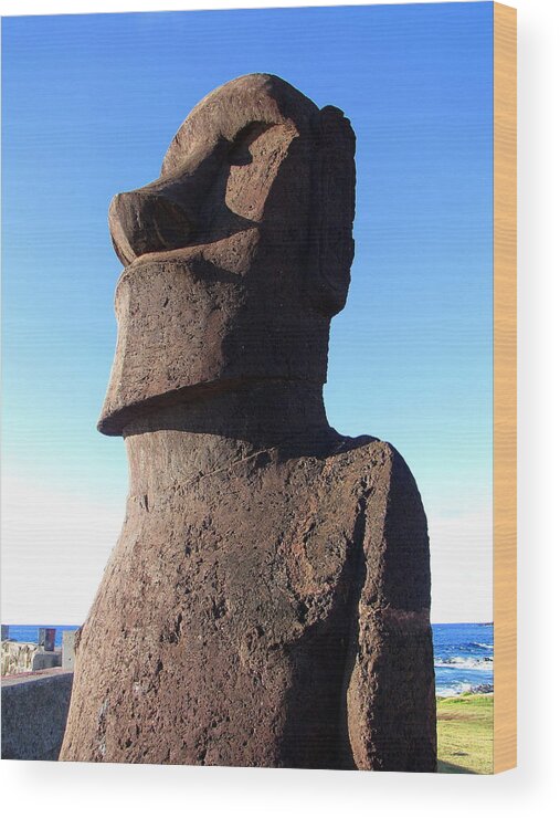 Easter Island Chile Wood Print featuring the photograph Easter Island Chile #49 by Paul James Bannerman