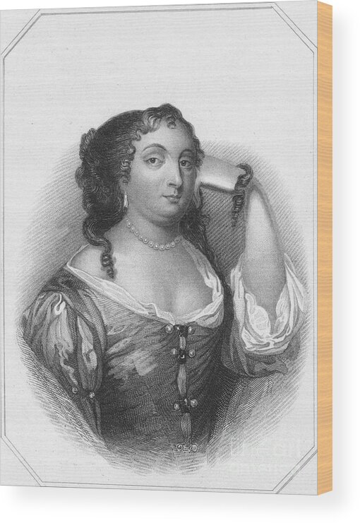 Engraving Wood Print featuring the drawing Anne Hyde, Duchess Of York, Circa 1830 by Print Collector