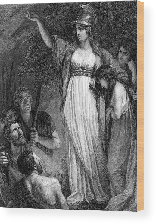 1st Century Wood Print featuring the photograph Boudica, Queen Of The Iceni by Science Source
