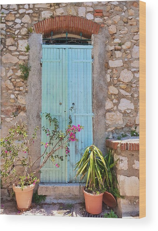 Door Wood Print featuring the photograph Castle Door by Andrea Whitaker