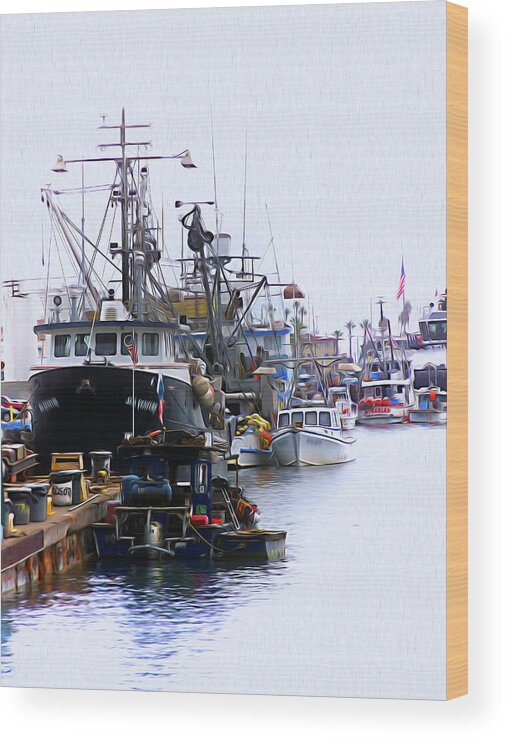 San Pedro Wood Print featuring the photograph Once Upon a Time in San Pedro by Joe Schofield