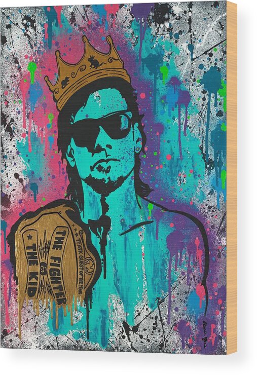 Theo Von Wood Print featuring the painting Rat King by Stacie Marie