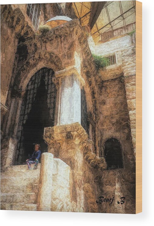 Church Of The Holy Sepulcher Wood Print featuring the photograph The Ruler by Bearj B Photo Art