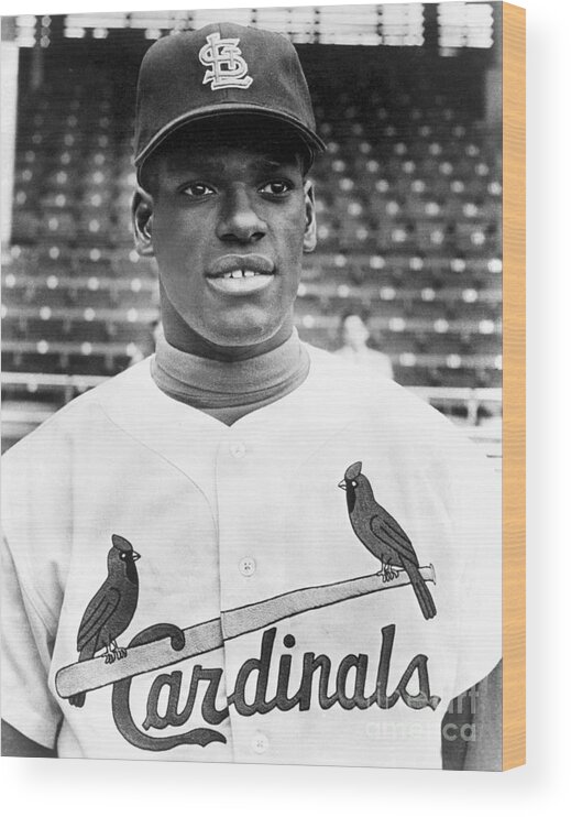 St. Louis Cardinals Wood Print featuring the photograph Bob Gibson #1 by National Baseball Hall Of Fame Library