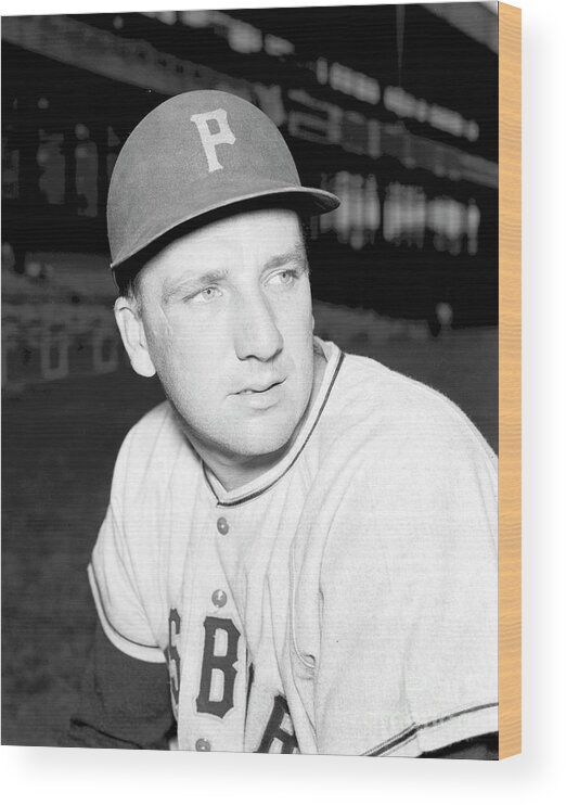 People Wood Print featuring the photograph Ralph Kiner by Kidwiler Collection