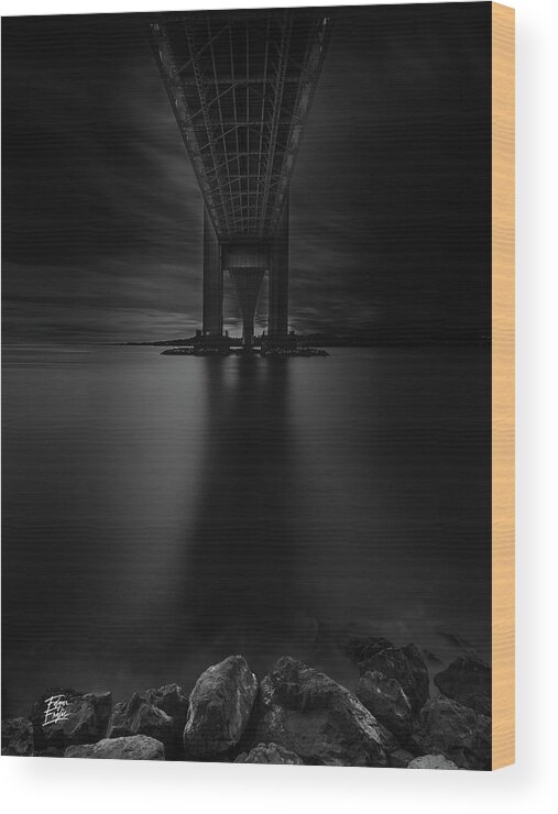 50s Wood Print featuring the photograph 50 Shades of Verrazano by Edgars Erglis