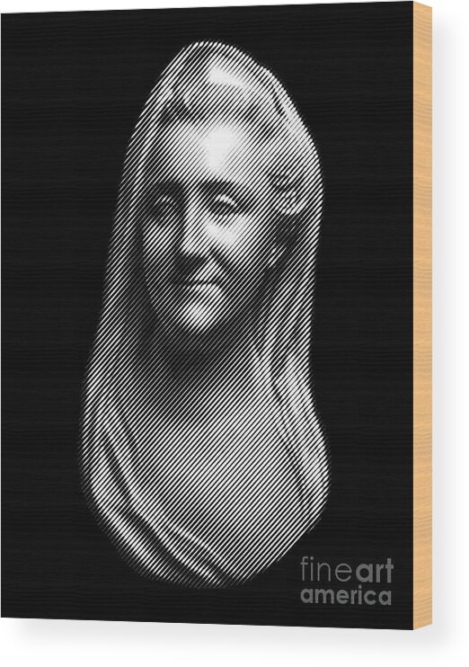 Catherine Wood Print featuring the digital art Catherine the great, Empress of Russia by Cu Biz
