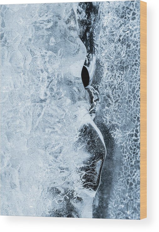 Icicle Wood Print featuring the photograph Crystalize by Shelby Erickson
